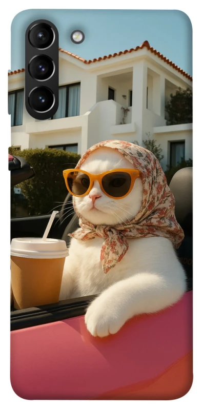 Чехол на Samsung Galaxy S21+ Stylish Cat Cruise фото 1 из 1