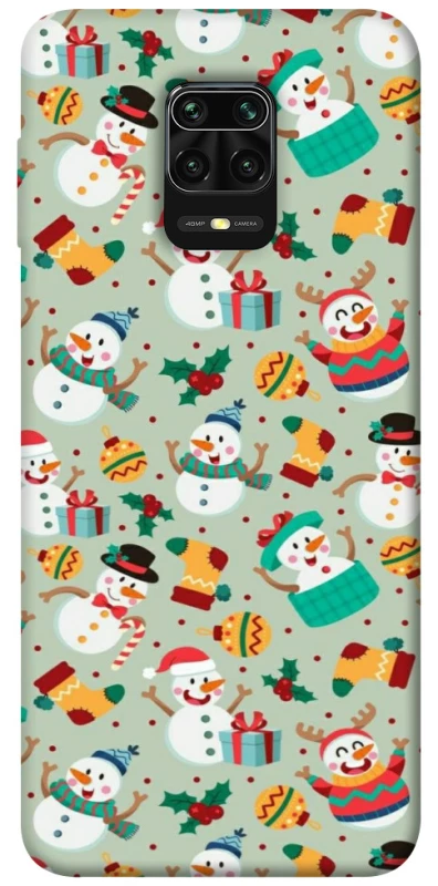 Чехол на Xiaomi Redmi Note 9s / Note 9 Pro / Note 9 Pro Max Новогодний v2 фото 1 из 1