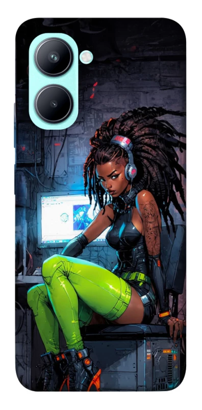 Чохол на Realme C33 Cyber girl фото 1 з 1