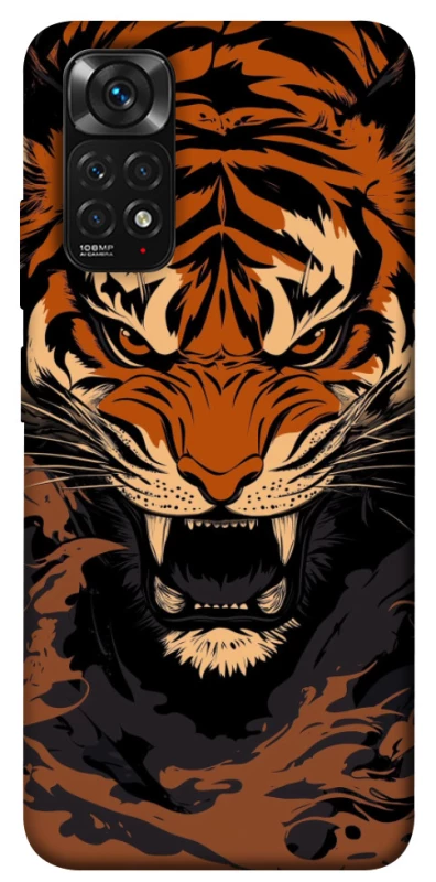 Чехол на Xiaomi Redmi Note 11 (Global) / Note 11S cool tiger фото 1 из 1