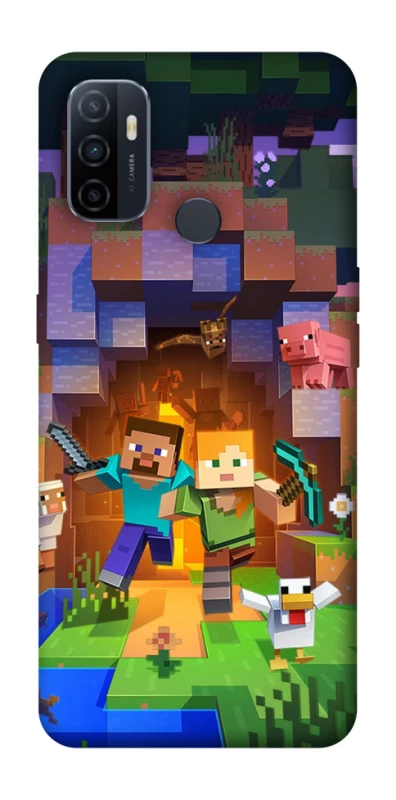Чохол на Oppo A53 / A32 / A33 Minecraft game фото 1 з 1