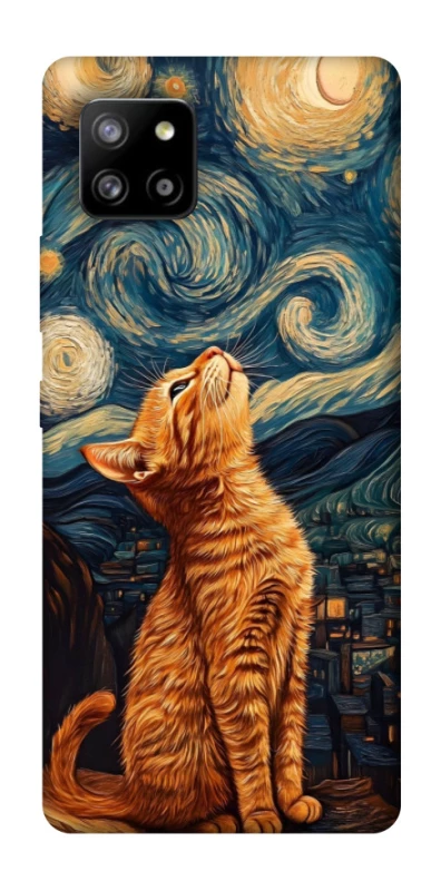 Чохол на Samsung Galaxy A42 5G van gogh cat фото 1 з 1