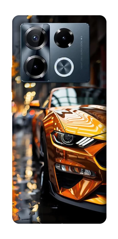 Чохол на Infinix Note 40 Pro 4G Golden sports car фото 1 з 1