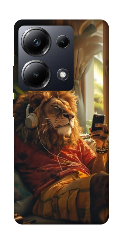 Чехол на Xiaomi Poco M6 Pro 4G Лев v2 фото 1 из 1