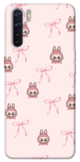 Чохол на Oppo A91 Pink bows and Labubus фото 1 з 1