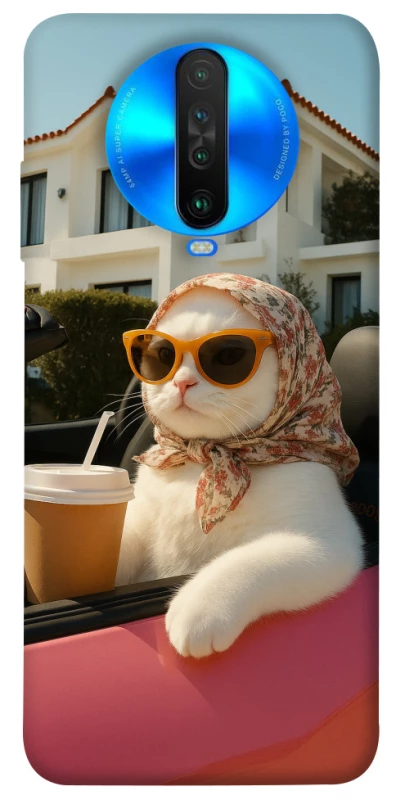 Чохол на Xiaomi Poco X2 Stylish Cat Cruise фото 1 з 1