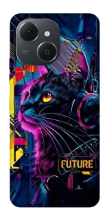 Чехол на TECNO Spark 40C Cyber Cat v2 фото 1 из 1