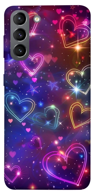 Чохол на Samsung Galaxy S21 Drawn hearts фото 1 з 1