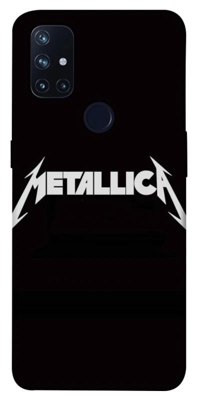 Чехол на OnePlus Nord N10 5G Metallica logo фото 1 Чехол на OnePlus Nord N10 5G Metallica logo фото 1 из 1