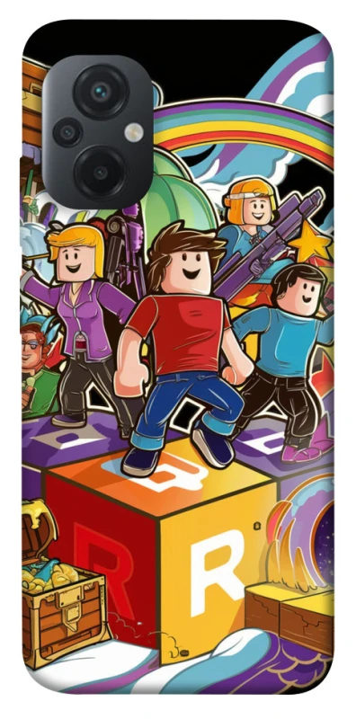 Чохол на Xiaomi Poco M5 Roblox family фото 1 з 1