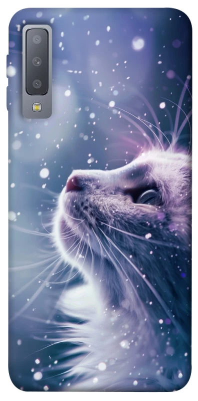 Чехол на Samsung A750 Galaxy A7 (2018) Snow cat фото 1 из 1