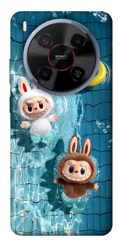 Чохол на ZTE Blade V70 Max Labubu in the pool фото 1 з 1
