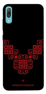 Чохол на Huawei Y6 Pro (2019) Чорно-червона вишиванка фото 1 з 1