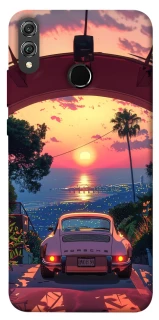 Чехол на Huawei Honor 8X Porsche at sunset фото 1 из 1