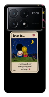 Чехол на Xiaomi Poco X6 Love is ver.6 фото 1 из 1