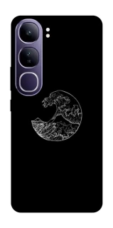 Чохол на Vivo Y300 Black tsunami фото 1 з 1