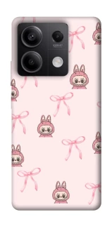 Чохол на Xiaomi Redmi Note 13 5G Pink bows and Labubus фото 1 з 1