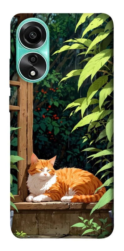 Чохол на Oppo A78 4G red cat фото 1 з 1