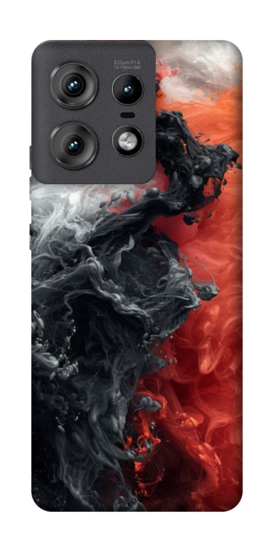 Чохол на Motorola Edge 50 Pro Black and Red фото 1 з 1