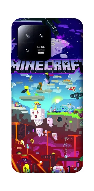 Чехол на Xiaomi 13 Minecraft world фото 1 из 1