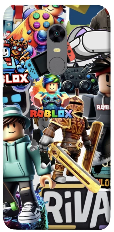 Чохол на Xiaomi Redmi 5 Plus / Redmi Note 5 (Single Camera) Roblox collage ver.1 фото 1 з 1