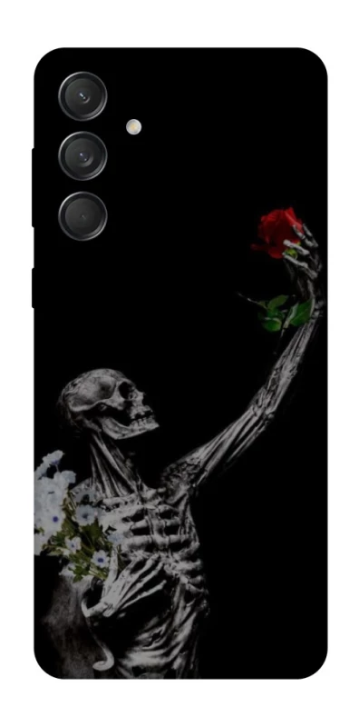 Чехол на Samsung Galaxy M55 Skeleton vs Rose фото 1 из 1