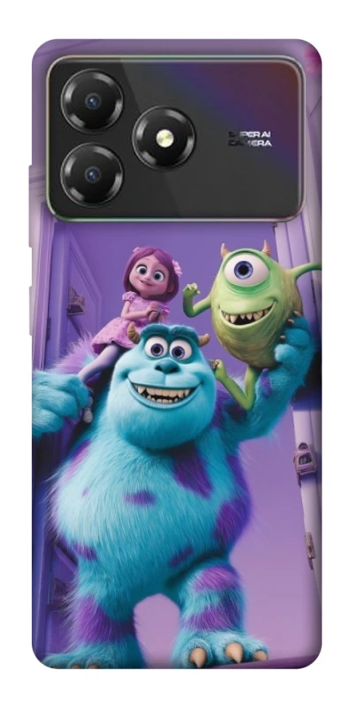 Чехол на ZTE Blade A36 Monsters friends фото 1 из 1