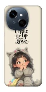 Чохол на TECNO Spark Go 1 Create the life you love фото 1 з 1