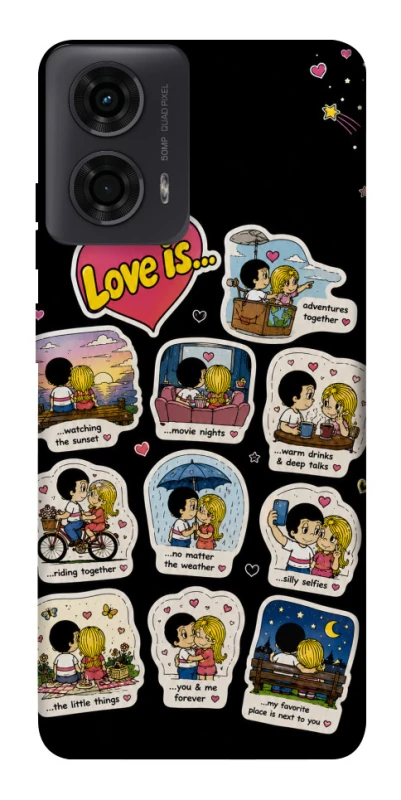 Чохол на Motorola Moto G04 Love is ver.4 фото 1 з 1