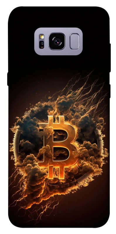 Чехол на Samsung G955 Galaxy S8 Plus Smoky Bitcoin фото 1 из 1