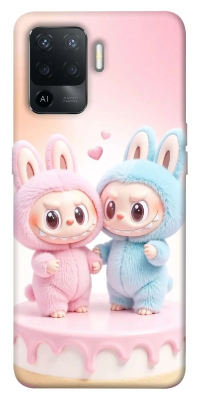 Чохол на Oppo Reno 5 Lite Labubu Twins фото 1 з 1