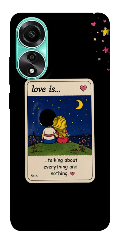 Чохол на Oppo A78 4G Love is ver.6 фото 1 з 1