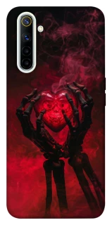 Чохол на Realme 6 Heart in the hands of a skeleton фото 1 з 1