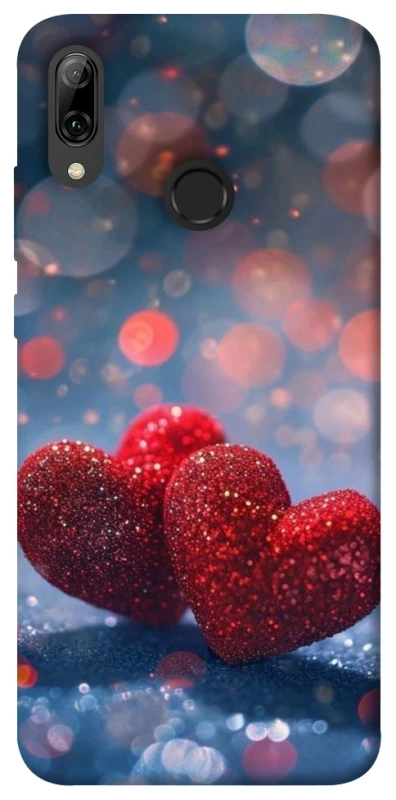 Чохол на Huawei P Smart (2019) Red hearts фото 1 з 1