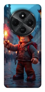 Чехол на Xiaomi Redmi A3 Pro Roblox Fire Logo Blue Flames фото 1 из 1