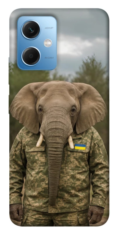Чохол на Xiaomi Redmi Note 12 5G Слон захисник фото 1 з 1