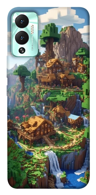 Чохол на Infinix Hot 12 Play Minecraft universe фото 1 з 1