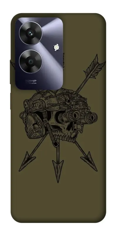 Чехол на Realme Note 60 Mil skull фото 1 из 1