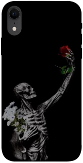 Чехол на Apple iPhone XR (6.1") Skeleton vs Rose фото 1 из 1