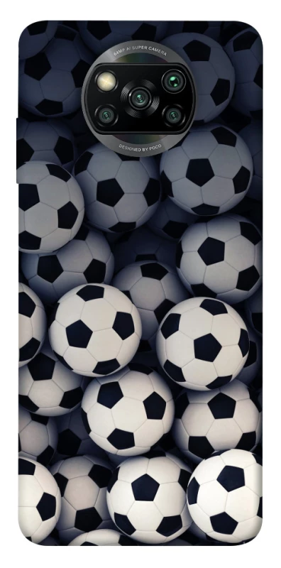 Чохол на Xiaomi Poco X3 NFC / Poco X3 Pro Футбольні м'ячи фото 1 з 1