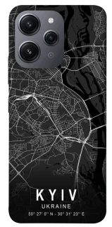 Чехол на Xiaomi Redmi 12 Kyiv map фото 1 из 1