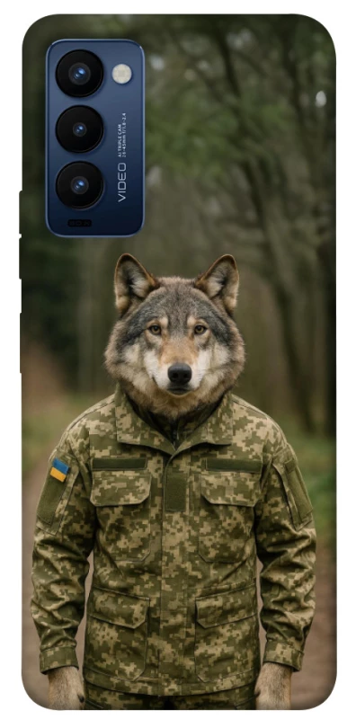 Чохол на TECNO Camon 18 Вовк захисник фото 1 з 1