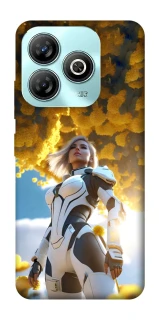 Чохол на ZTE Blade A75 4G Cyber space girl ver.3 фото 1 з 1