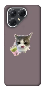 Чохол на TECNO Pova 7 cat matcha фото 1 з 1