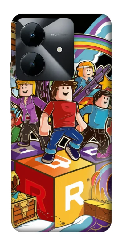 Чехол на Realme Note 60x Roblox family фото 1 из 1
