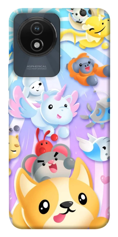 Чехол на Vivo Y02 Adopt Me Rainbow Pet Parade фото 1 из 1