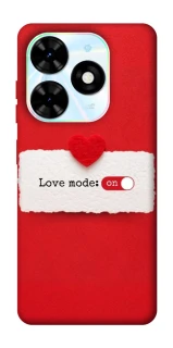 Чехол на TECNO Spark Go 2024 Love Mode ON фото 1 из 1