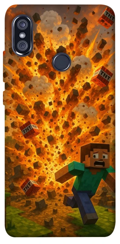 Чохол на Xiaomi Redmi Note 5 Pro / Note 5 (AI Dual Camera) Minecraft v7 фото 1 з 1