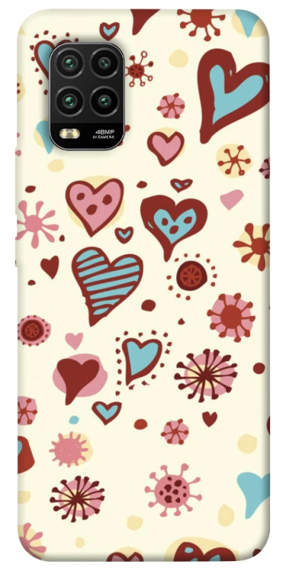 Чехол на Xiaomi Mi 10 Lite Pretty hearts фото 1 из 1