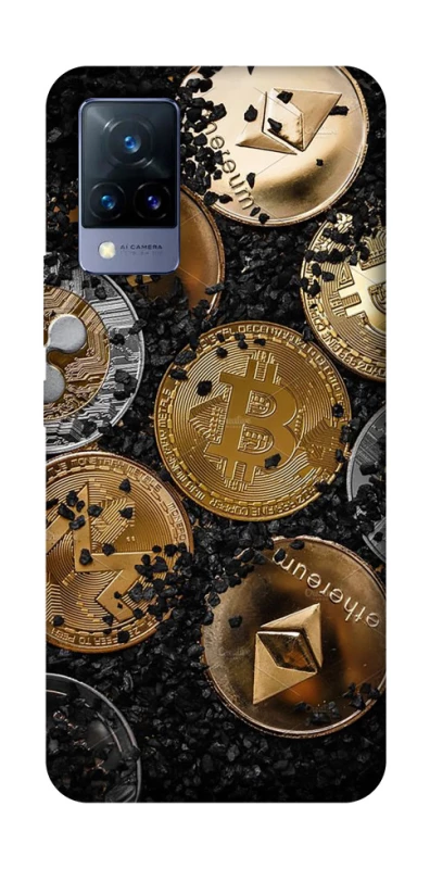 Чехол на Vivo V21 Many coins v2 фото 1 из 1